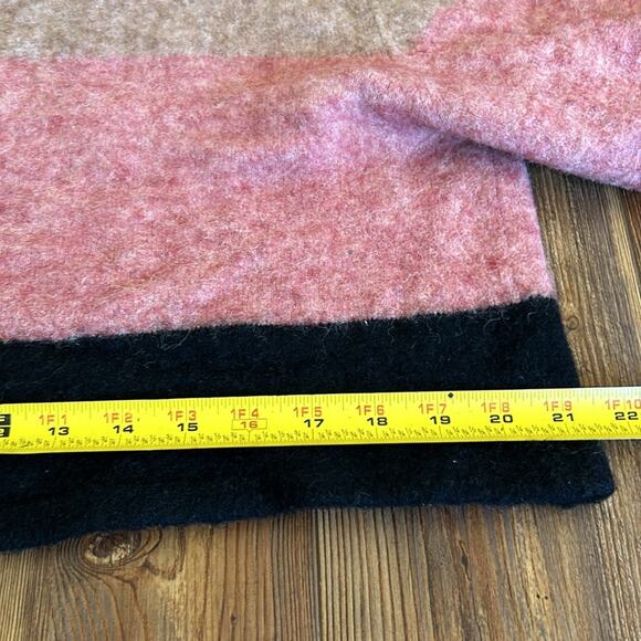 Aritzia Wilfred Free Multicolour Cipriana Alpaca Wool Blend cropped Sweater Sm - Picture 6 of 8